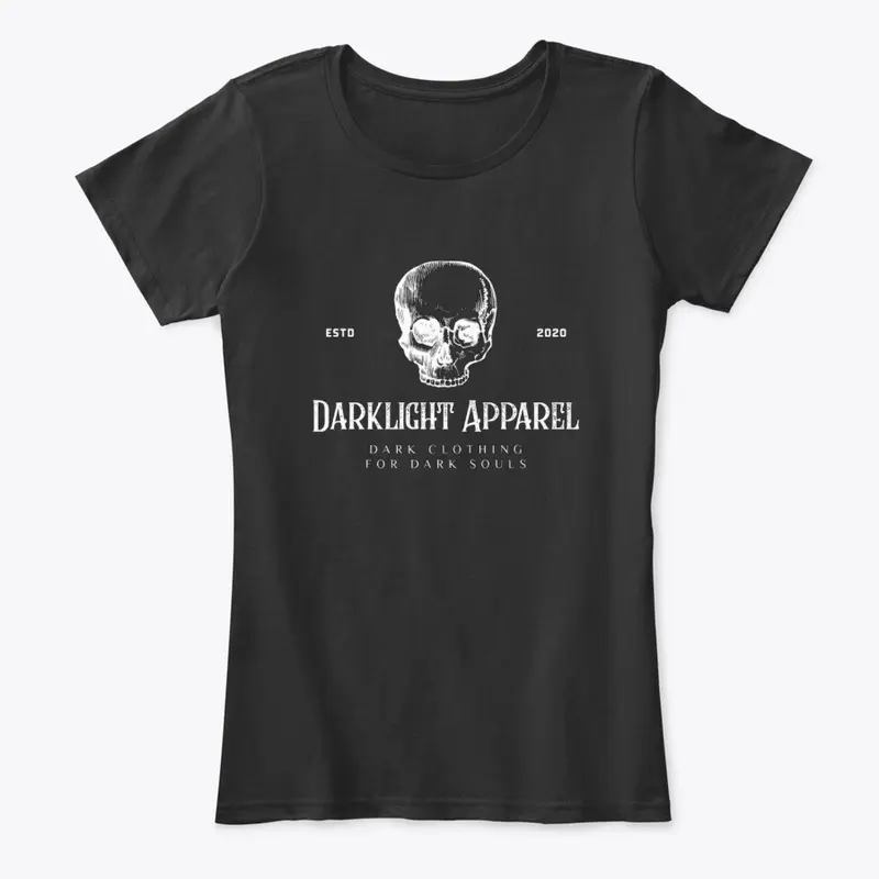 Darklight Apparel Distressed Skull Logo