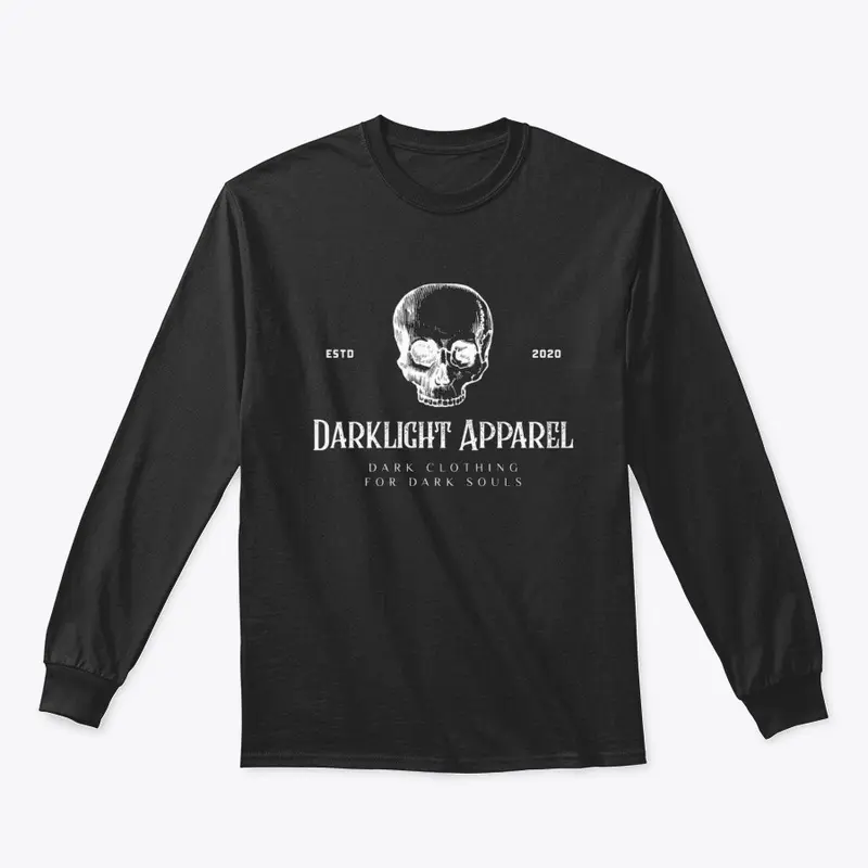 Darklight Apparel Distressed Skull Logo